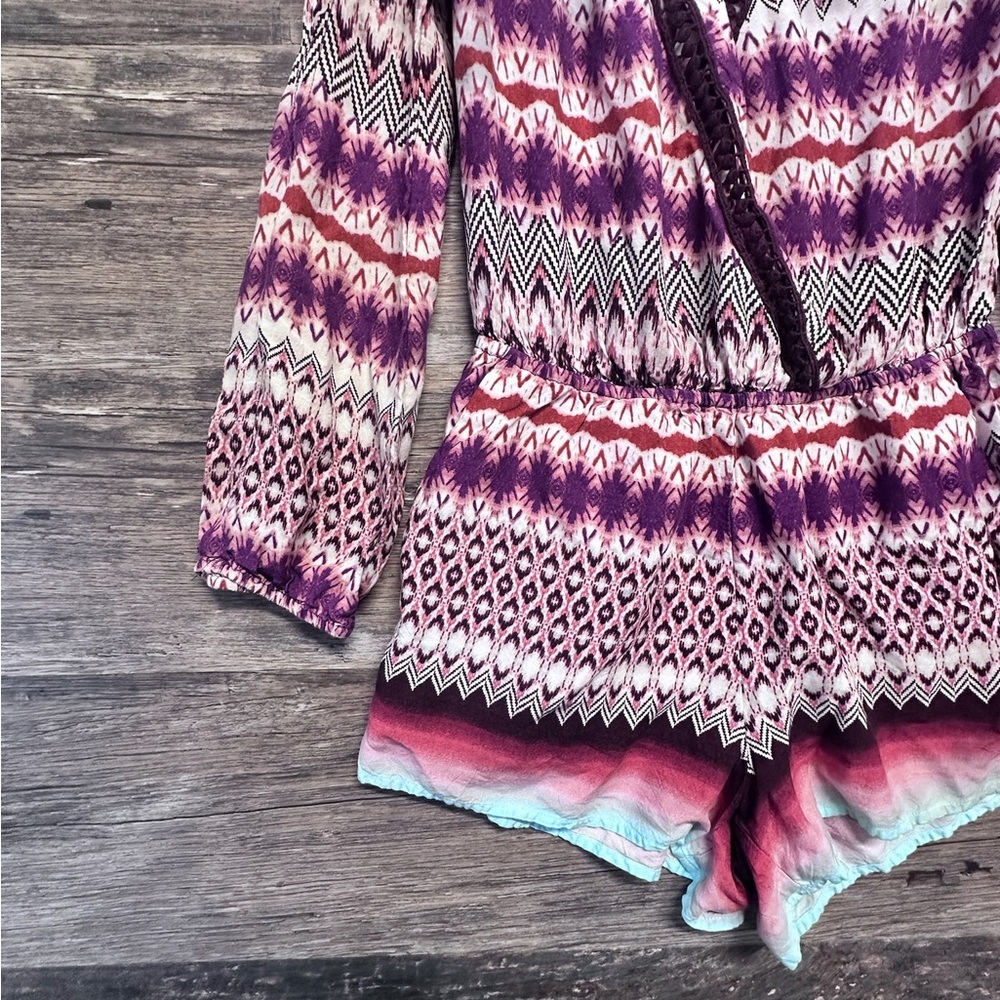 Jessica Simpson Multicolor Patterned Open Shoulde… - image 8